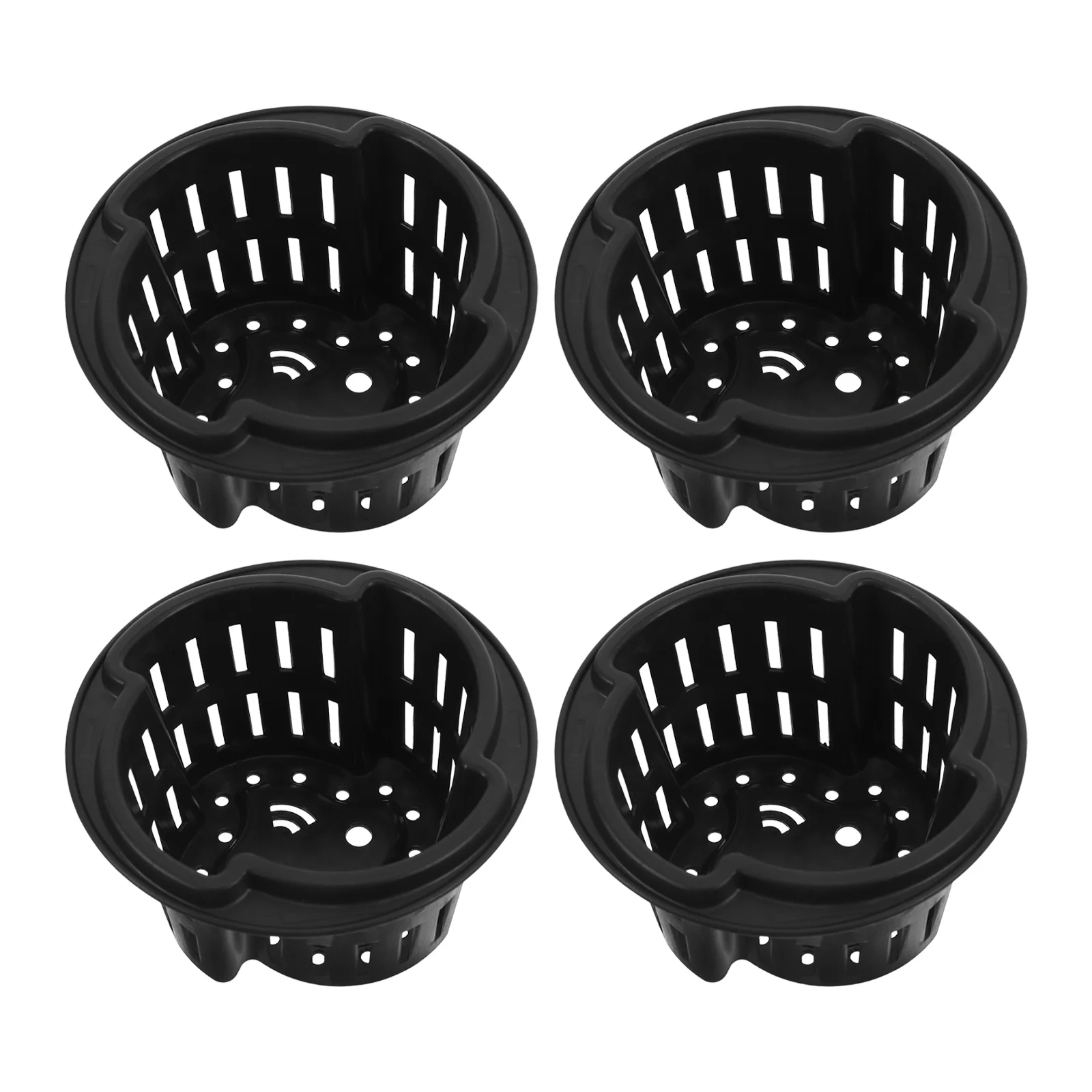 

4 Pcs Hydroponic Vegetable Equipment House Plants Floating Pond Planter Basket Root Control Pot