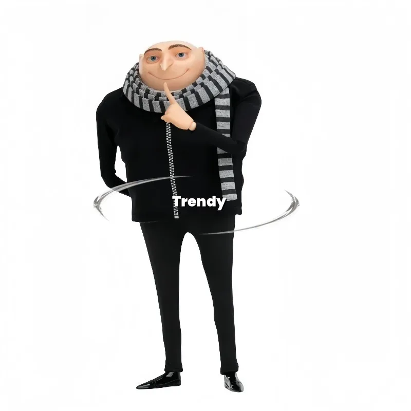【Spot Goederen】Originele GONG Despicable Me 4 Gru 1/8 Anime Beeldje Gezamenlijke Action Figure Model Desktop Decor