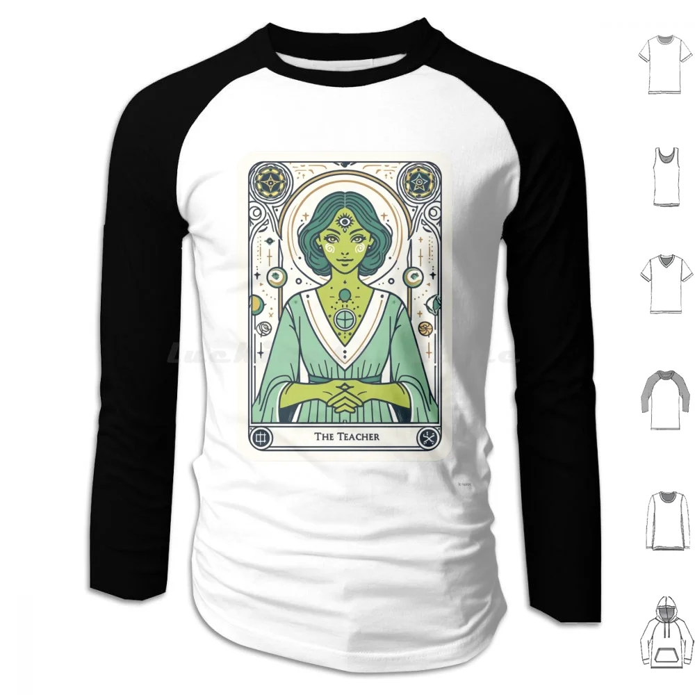 The Teacher Tarot 2 Hoodies Long Sleeve Teacher Appreciation Best For Teachers Personalized Teacher Unique Teacher End