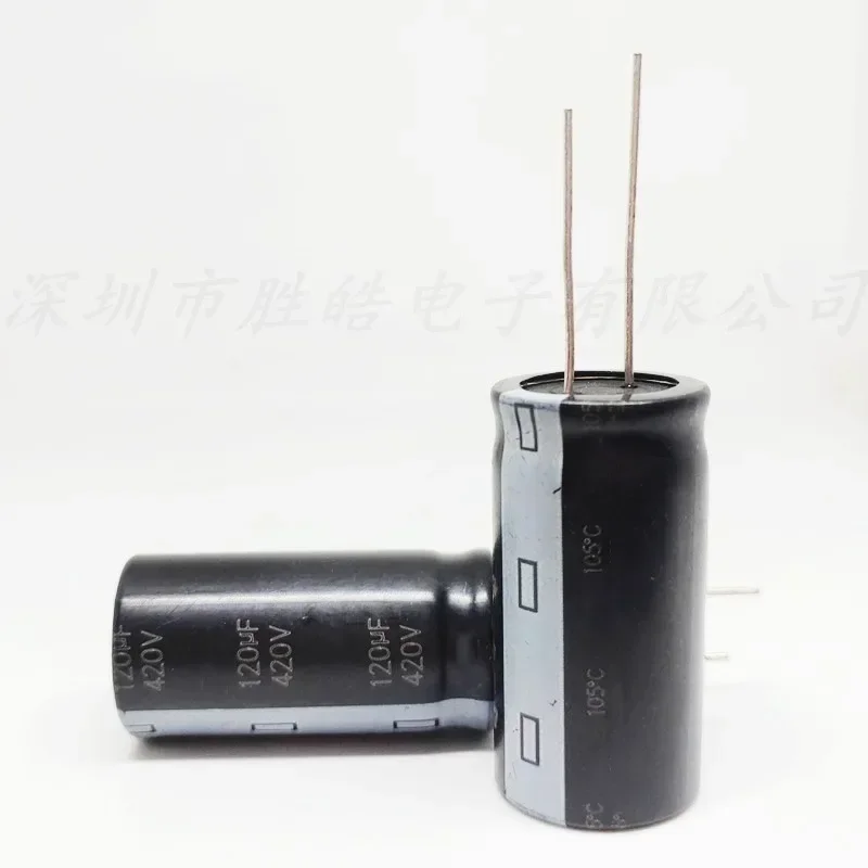 (6 ชิ้น) 420v120uf Electrolytic Capacitor Series 18x31 คุณภาพสูง 400V120uf