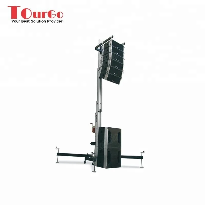 TourGo Aluminum Truss Lift for Hanging Speaker PA