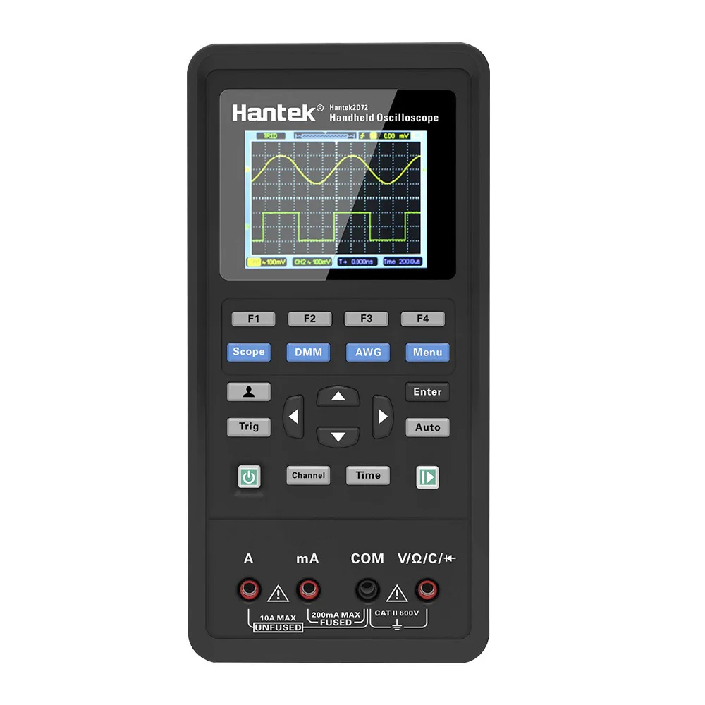 2C42 CC65 CC650 Hantek Handheld Oscilloscope Digital Multimeter Tester Usb Waveform Generator 3in1 Osciloscope Portable