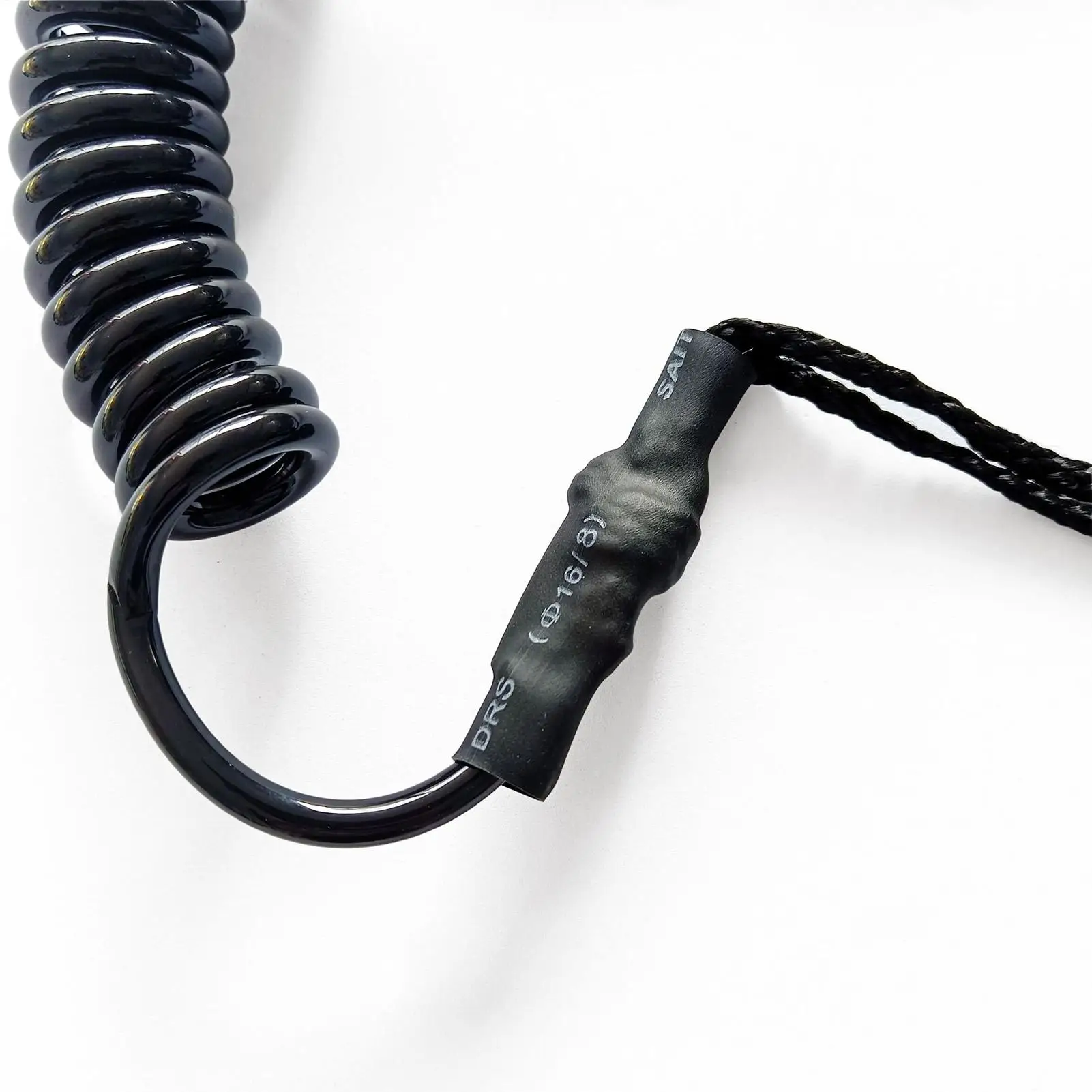 New Hot Surf Leash Safety Hand Rope Hook and Single-Wrap Strap Coiled Bodyboarding Leash Suitable for Small to Medium Waves