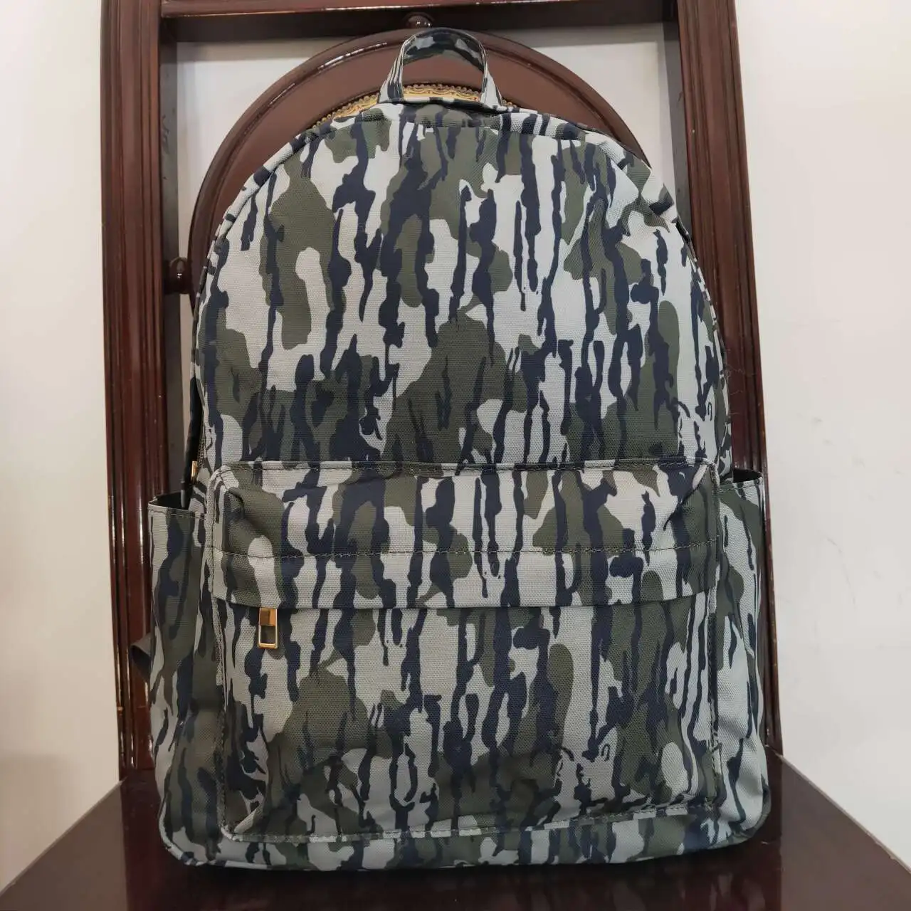 RTS Factory-Sac à dos camouflage pour enfants, sac à dos de voyage pour tout-petit, sac d'école de boutique pour enfants, sac d'extérieur portable pour fille et garçon, gris, vente en gros