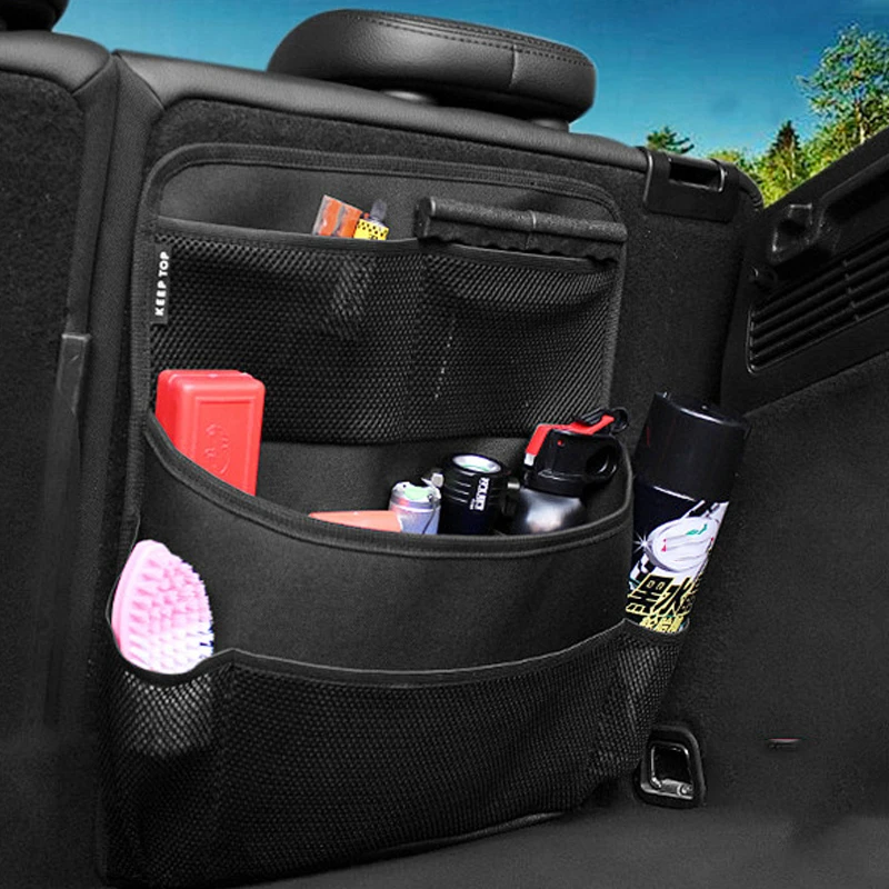 

Car Rear Seat Storage Bag Trunk Multifunctional Hanging Bags For Honda Civic Accord Jazz CRV HRV CRZ For Acura TL TSX ZDX RSX