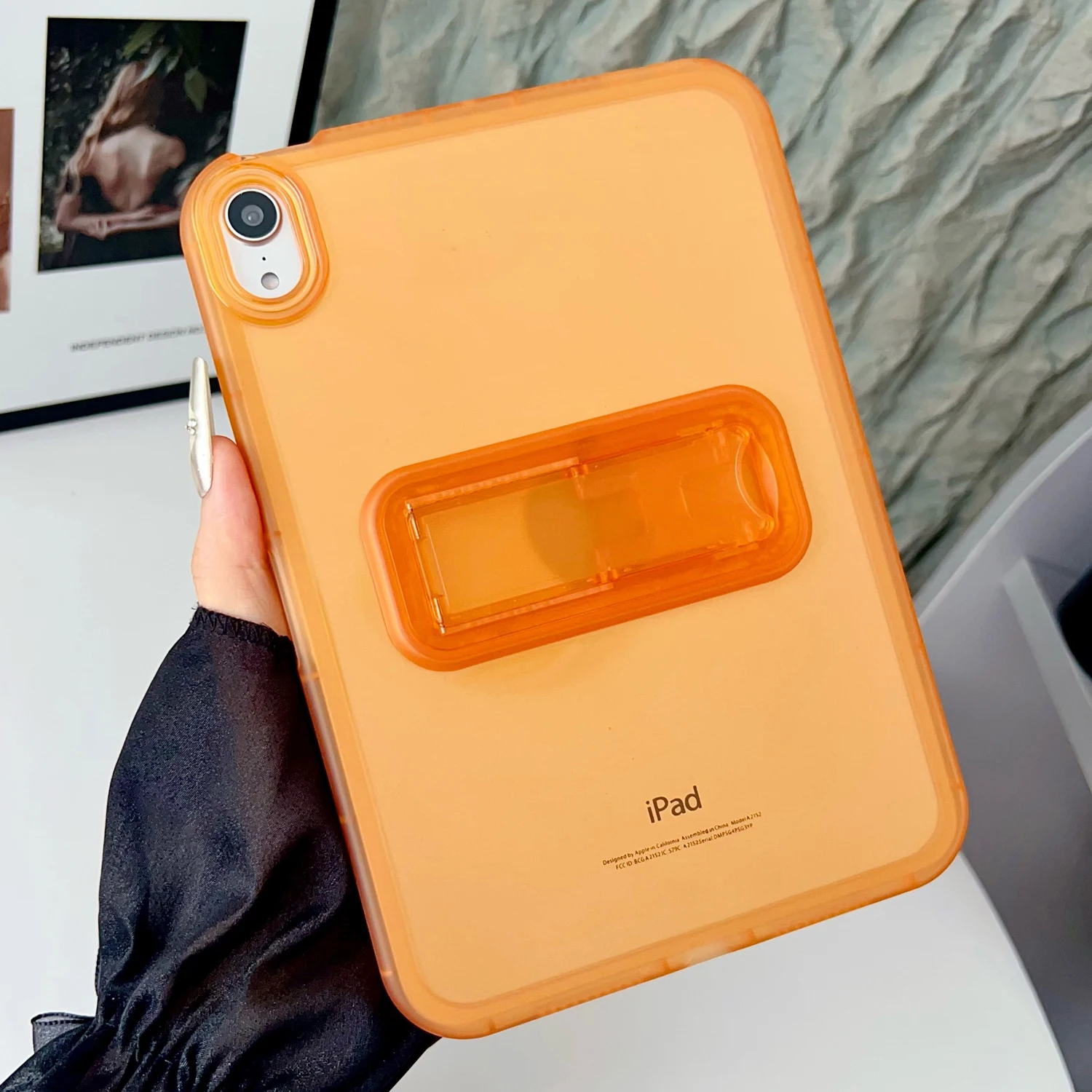 Capa para ipad 2025 a16 pro 11 2024 suporte casos ar mini 4 5 6 7 8 9 10th 11th geração 9.7 10.2 10.9 polegadas capa transparente macia