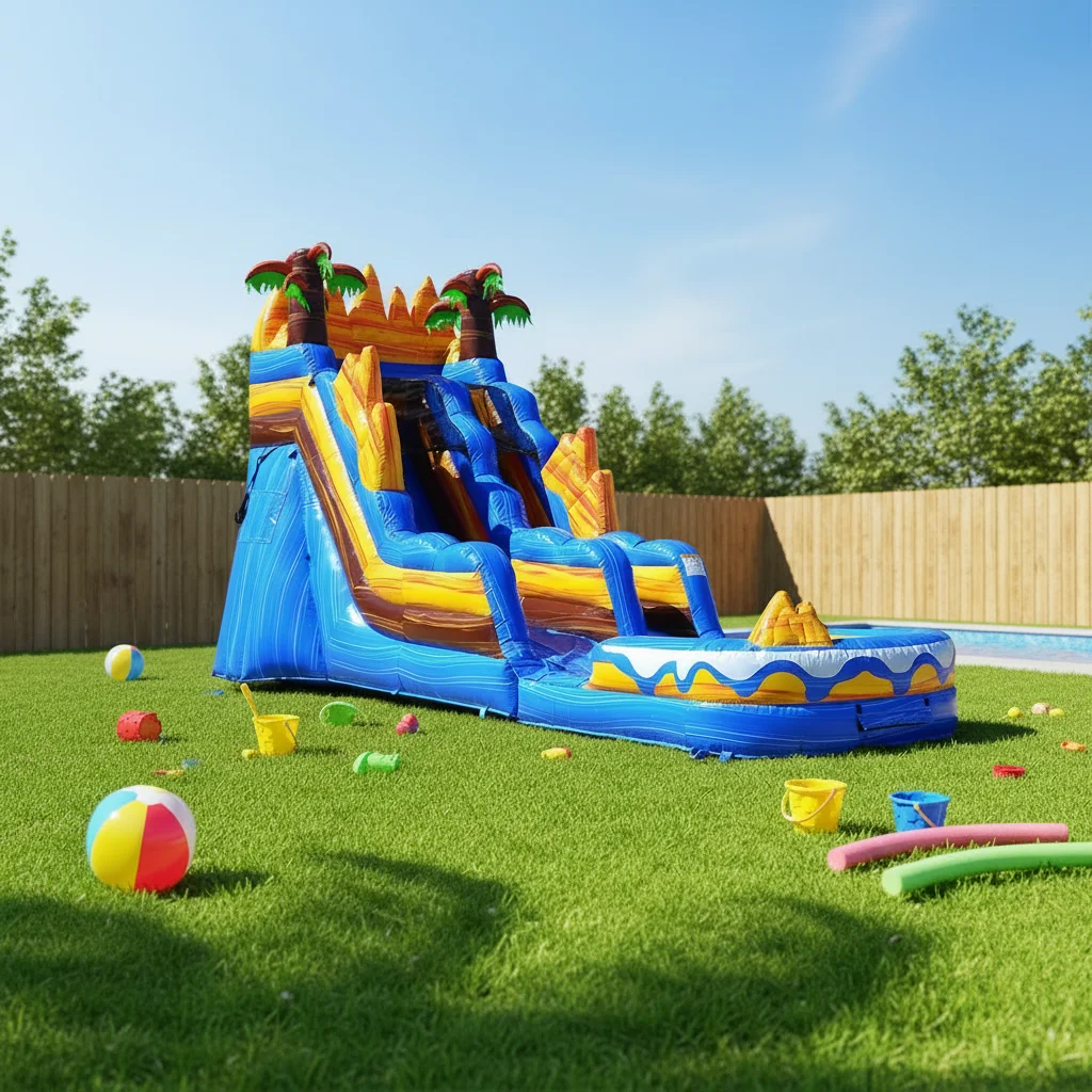 Hot Sale Water Slide Inflatable Commercial Inflatable Water Slide With Pool Inflatable Water Slides Wholesale