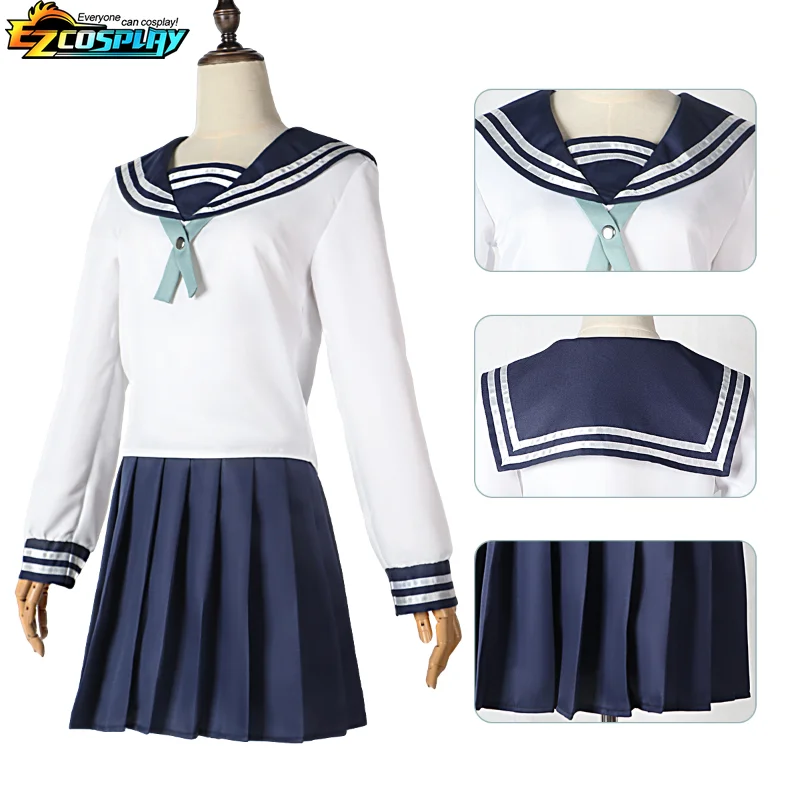 Traje de Cosplay de Yanai Riko para niñas, falda de uniforme de Jujutsu Kaisen JK, accesorios de traje de marinero de Anime japonés, COS