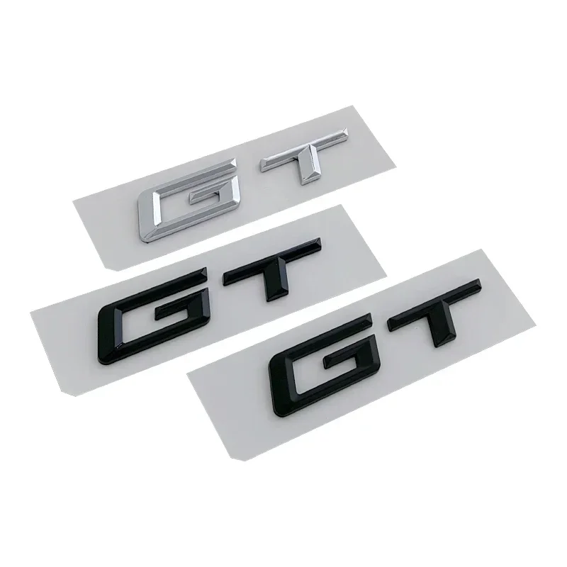 

3D ABS Car Trunk Letters GT Logo Emblem Badge Sticker For BMW 5 3 Series 320d E36 320 C 400 650 530 F07 F34 G32 GT Accessories