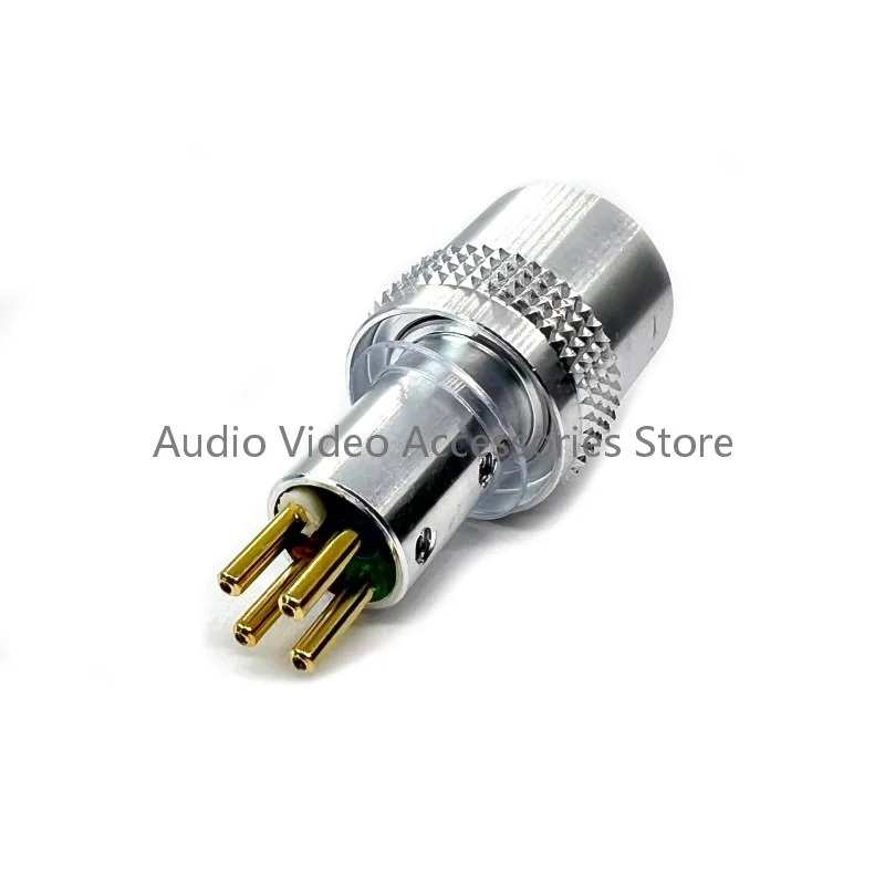 Plugue de soquete tipo sme para braço giratório, para technics sl1200 mk2 3 5 1000r para cartucho de gravação de vinil lp, acessório de interface de cabeçote