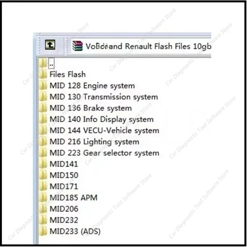 10GB Flash Files for VolvTrucks for Renault TRUCKS Newest Flash Files 10GB with Install Video Guide+Free installation