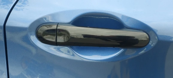 For Nissan Note E12 2013-2019 Black Chrome Car Door Handle Cover Trim Stickers Car Styling Accessories