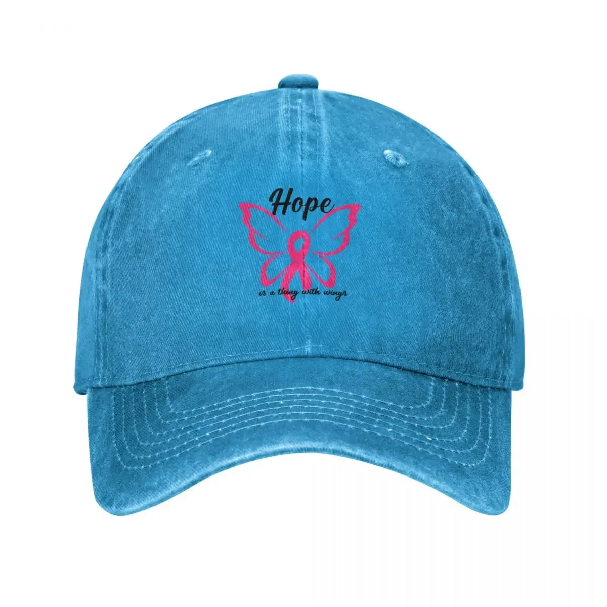

Breast Cancer Awareness Pink Ribbon Hope Baseball Cap Fashion Beach Trucker Cap Sunscreen Vintage Women's Beach Visor Men's