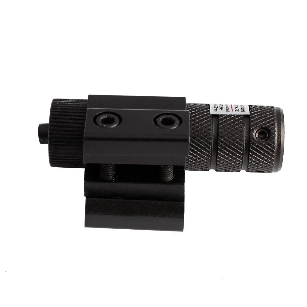 戦術ミニレッドドットレーザーサイト、調整可能な11mm/20mmレールマウント付き、おもちゃの銃、ライフル、ピストル用サイトレーザーポインター