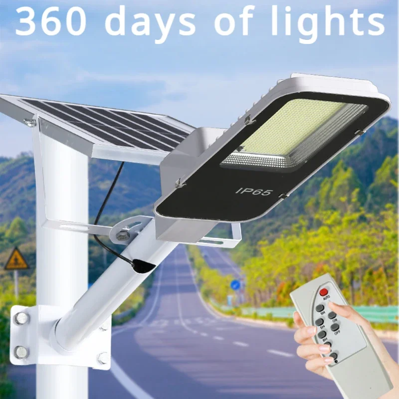 

Solar Street Light Outdoor Garden Solar Power Remote Control IP67 Waterproof Wall Light Rural Road Lamps motion sensor light