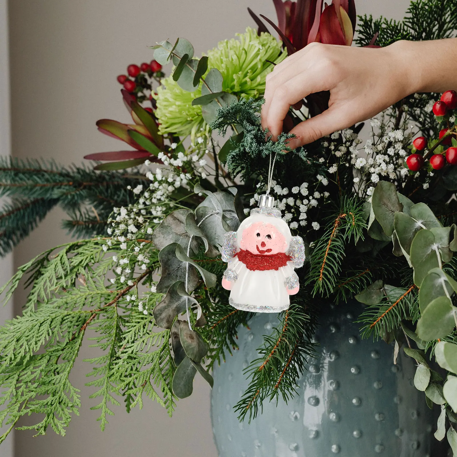 

3Pcs Christmas Decoration Angel Pendant Xmas Tree Hanging Ornaments Lovely Charm Xmas Hanging Adorns Angel Ornaments