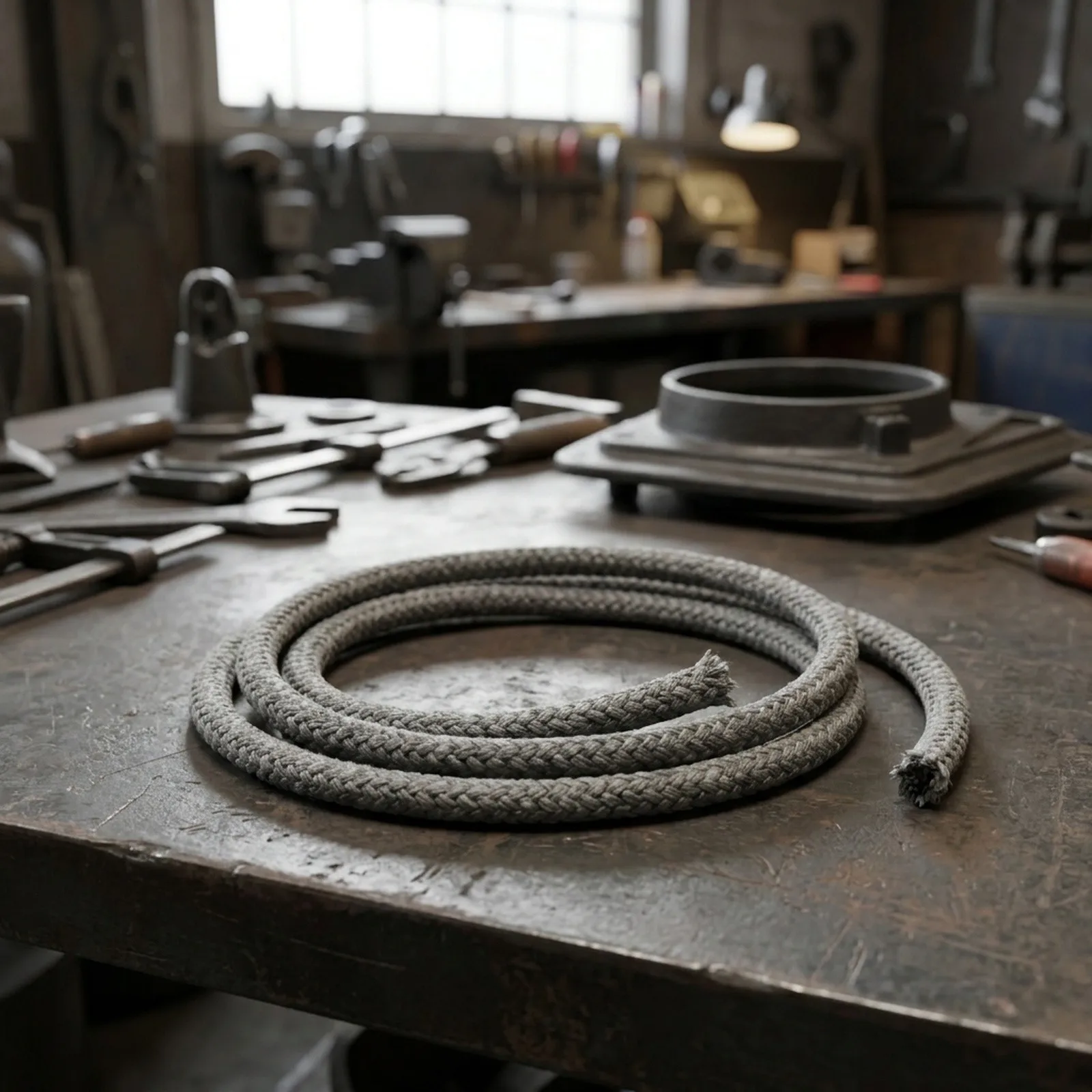 Fiberglass Stove Seal Cord for Wood Furnace Door Gasket Use in Heating Appliances Requiring High Temperature Resistance