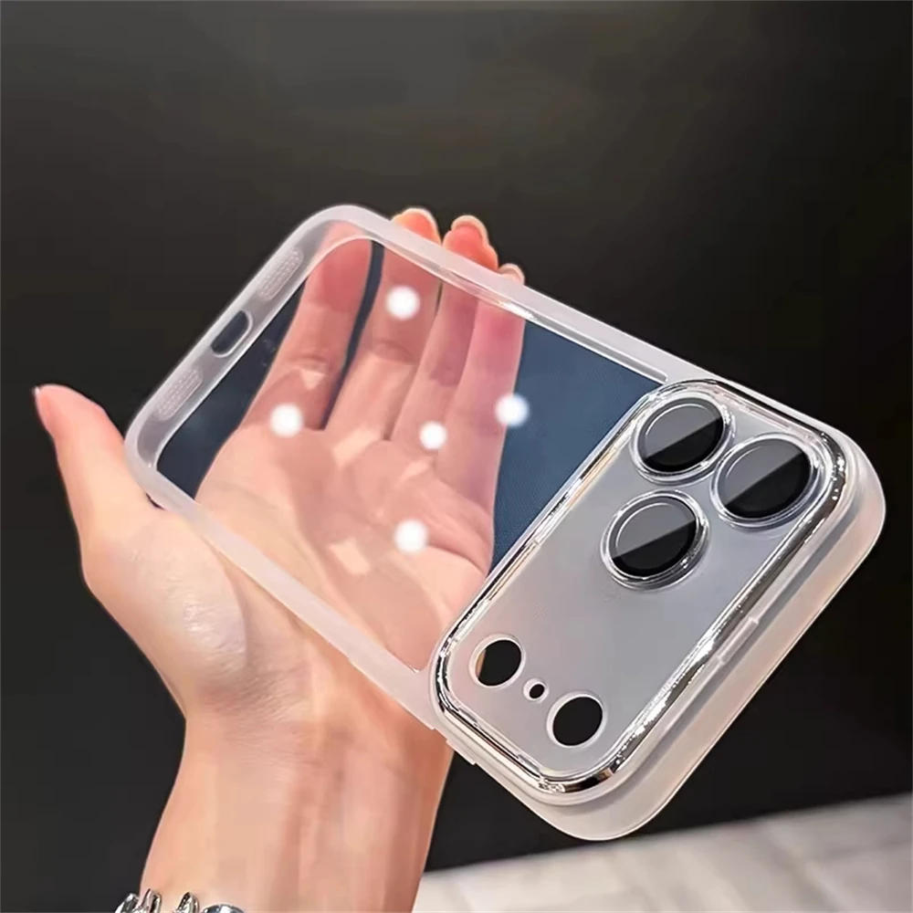 Kameraschutz Transparente Weiche Hülle für iPhone 18 17 Pro Max Air 16 15 14 Plus 13 12 Mini 11 Klare Stoßfeste Silikonhülle – Detail 1
