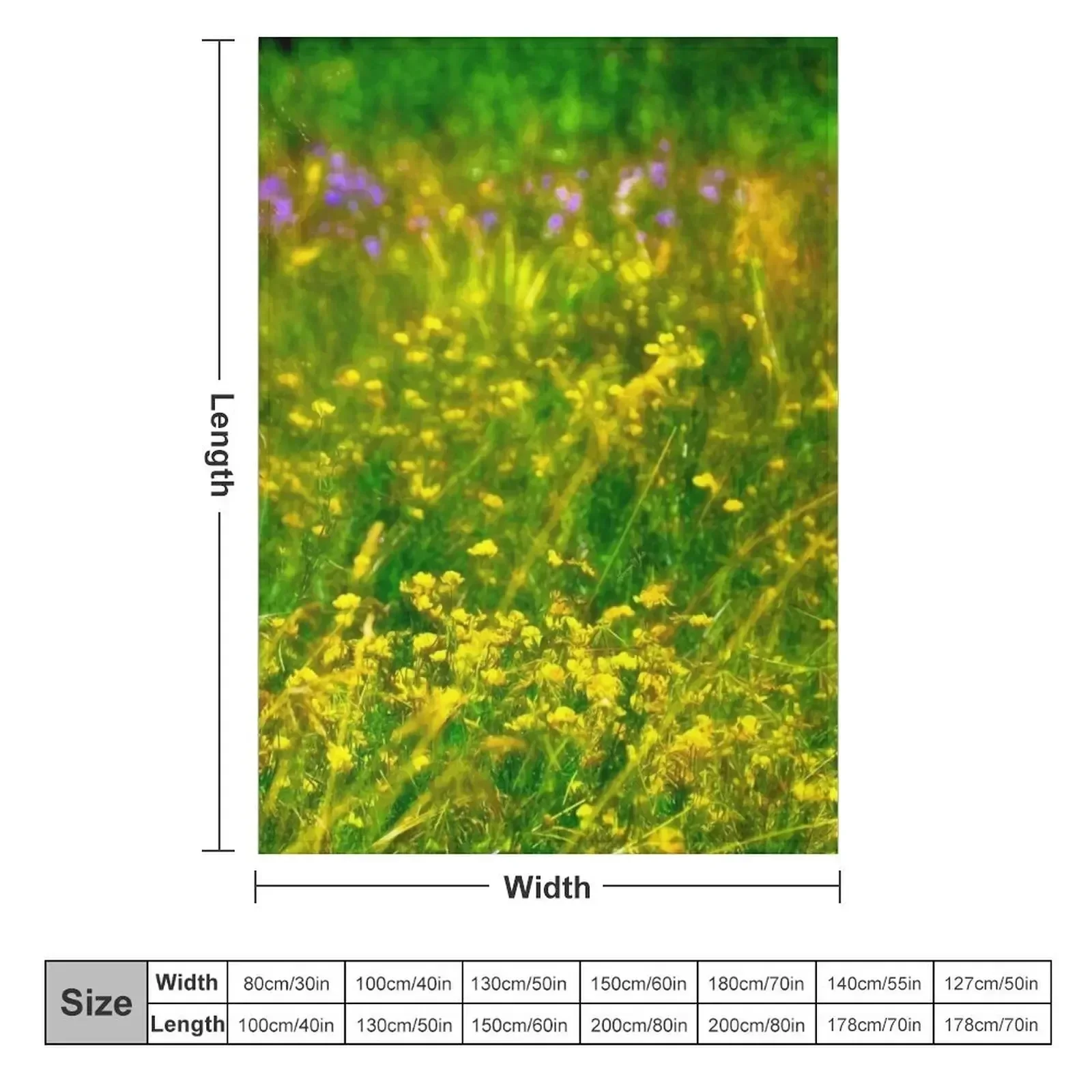 Meadow Afternoon, Photographic Impression Native Plants Throw Blanket Plaid Picnic sofa bed Thin Quilt Blankets For Bed Blankets