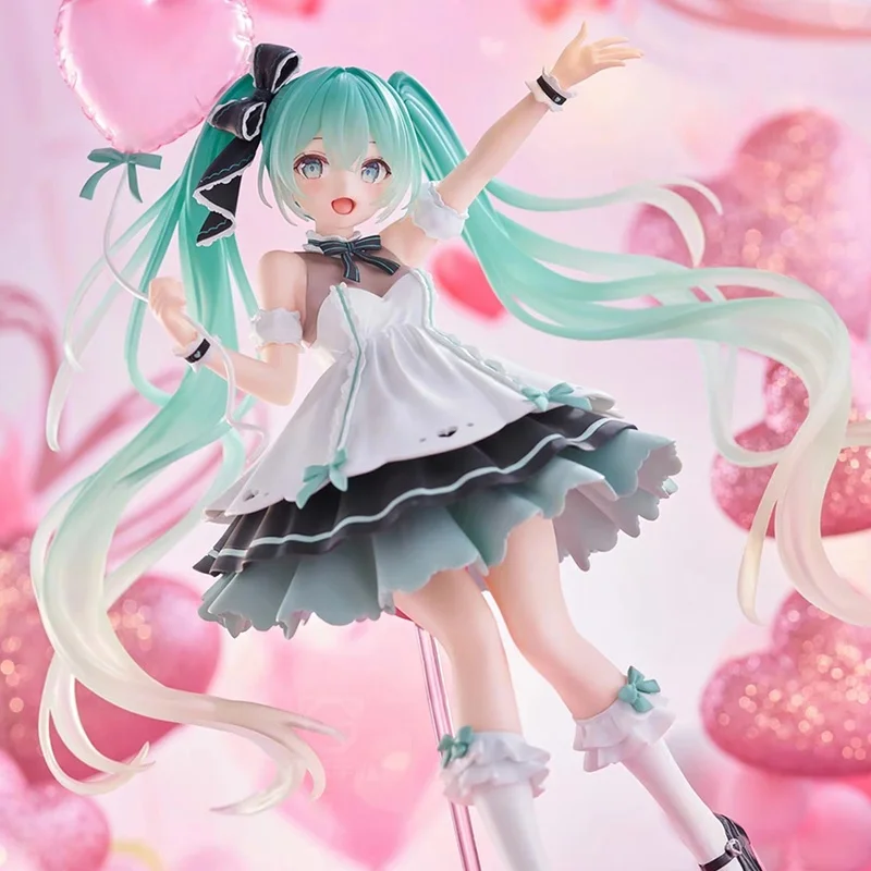 Em estoque original taito amp + hatsune miku aniversário 2025 festa série kawaii anime figura modelo anime figura coleção brinquedo bonecas