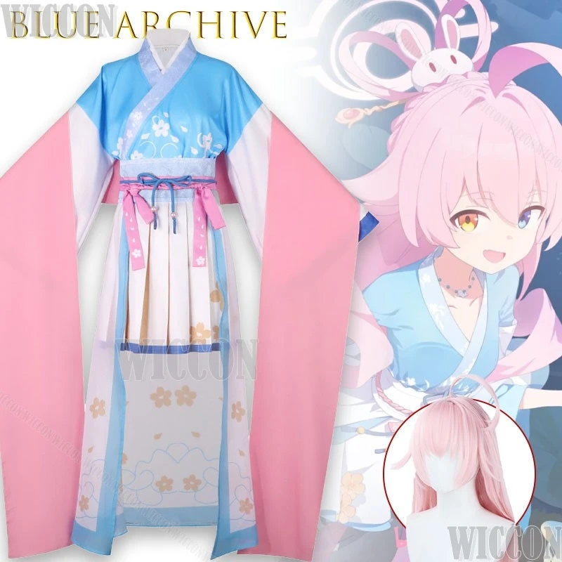 

Blue Archive Takanashi Hoshino Hanfu Skirt Ancient Style Cosplay Costume Anime Game Character Outfit Women Navidad Carnival