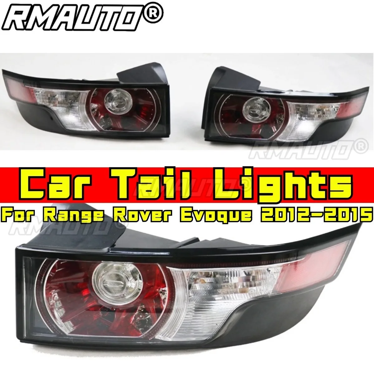 

Для Range Rover Evoque 2012-2015 Комплект кузова на подбородке Автомобильные задние фонари Внешний светодиодный задний фонарь в сборе Задний стоп-сигнал Автомобильные аксессуары