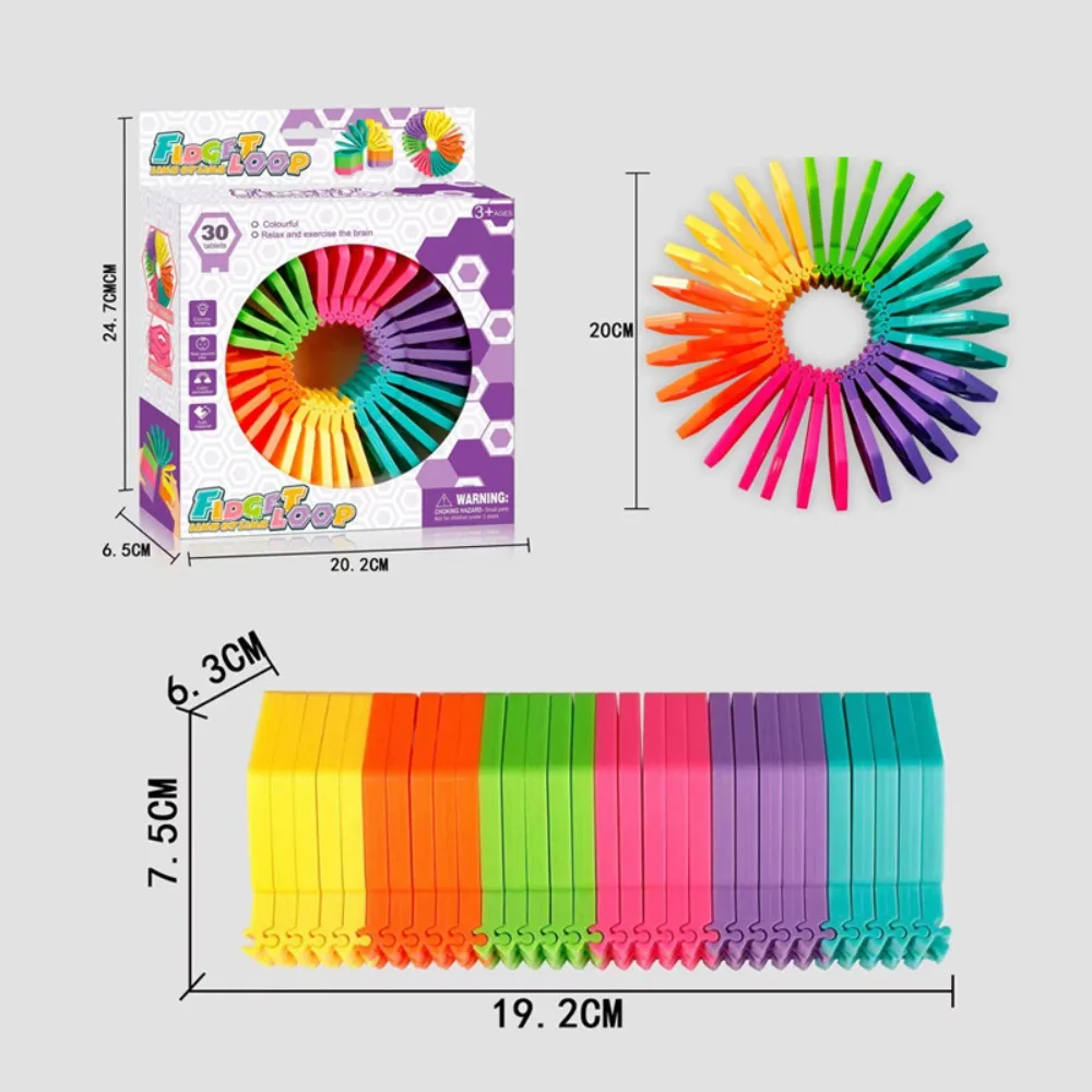 Multi-forma arco-íris molas mágicas de plástico crianças meninos meninas arco-íris molas mágicas brinquedos goodie saco festa de aniversário favores