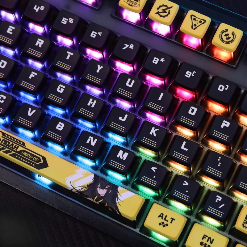 LEA Noah أغطية مفاتيح مخصصة تصميم بودنغ 5 جوانب ASA Profile Wooting & Maicong لوحات المفاتيح ملحقات لوحة المفاتيح الميكانيكية المتينة