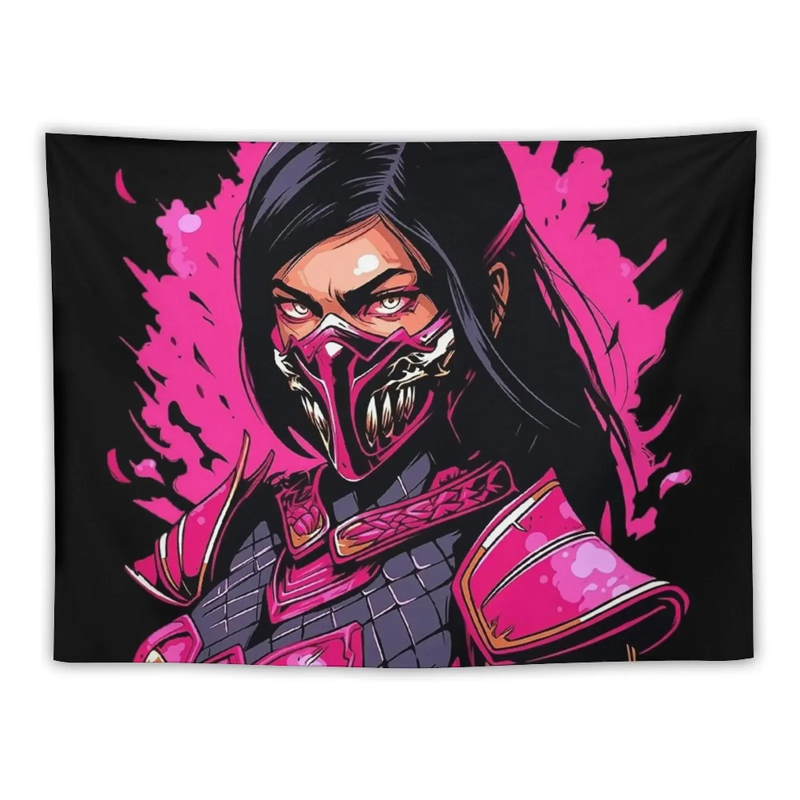 mortal kombat mileena Tapestry Decorative Wall Mural Bedroom Organization And Decoration Tapestry