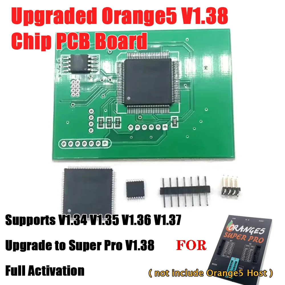 Upgraded Orange5 V1.38 SuperPro Update Chip PCB Kit for Orange 5 Support Lower Version V1.34-1.37 Upgrade V1.38 Full Activation