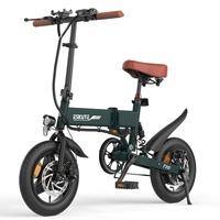ESKUTE F200 Adult Foldable Electric Bicycle 250W Motor 36V7.8AH Electric Bike 14 Inch Tire Urban Commuting EBike