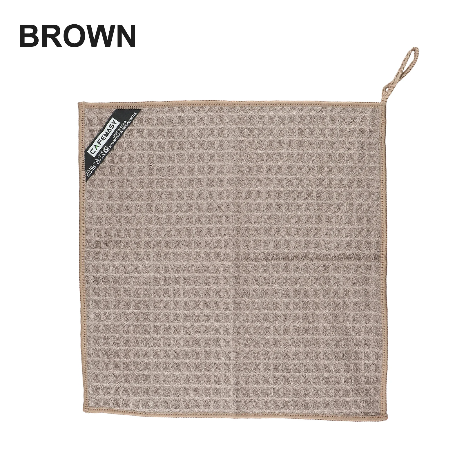 Durable Bar Cleaning Pano, Acessórios de Limpeza, Nova Ferramenta, Absorção de Água, Cinza, Muito Bom, 30x30cm, 1 Pc