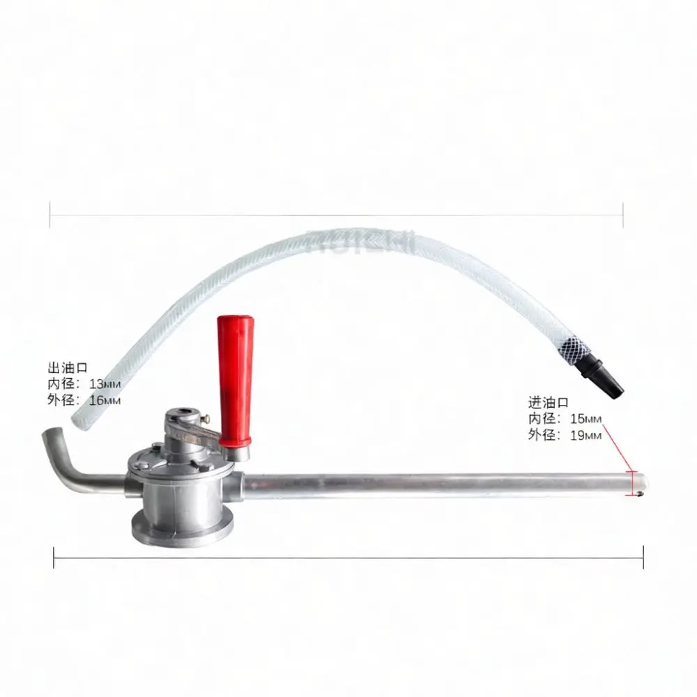 Portable Manual Gear Oil Pump Aluminum Hand Crank Lubricant Dispenser Automotive Fluid Transfer Tool Repair Shop Equipment