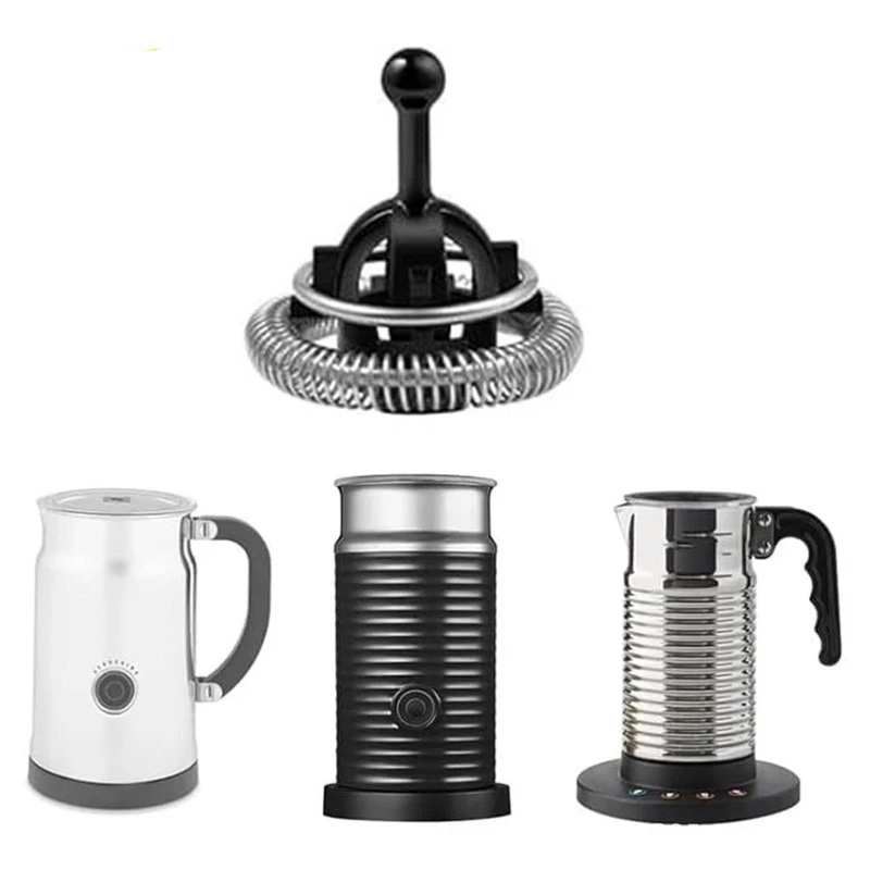 Piezas de repuesto para Espumador de leche, batidores para Nespresso Aeroccino modelo 3/4, accesorios para Espumador de leche para máquina de café de acero inoxidable