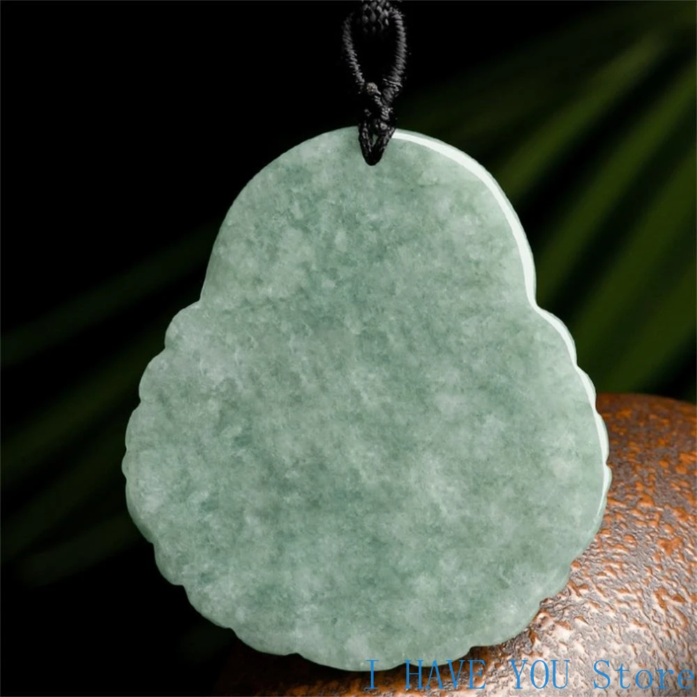 Natural Gemstone Jade Recruitment Buddha Maitreya Pendant Charm Fashion Men and Women Amulet Jewelry Luxury Holiday Gifts