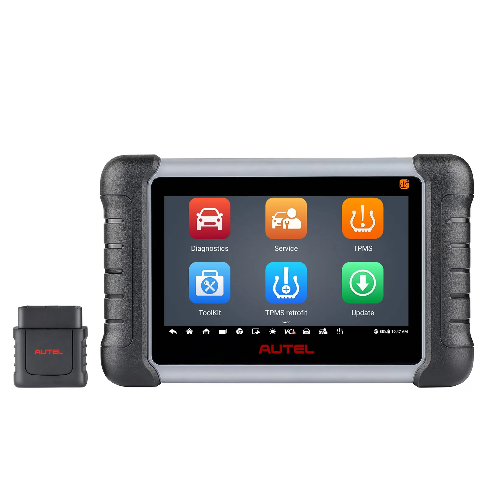 Autel MaxiPRO MP808Z MP808S TS Diagnostic TPMS Relearn Tool Support Sensor Programming Newly Adds Battery Testing Function