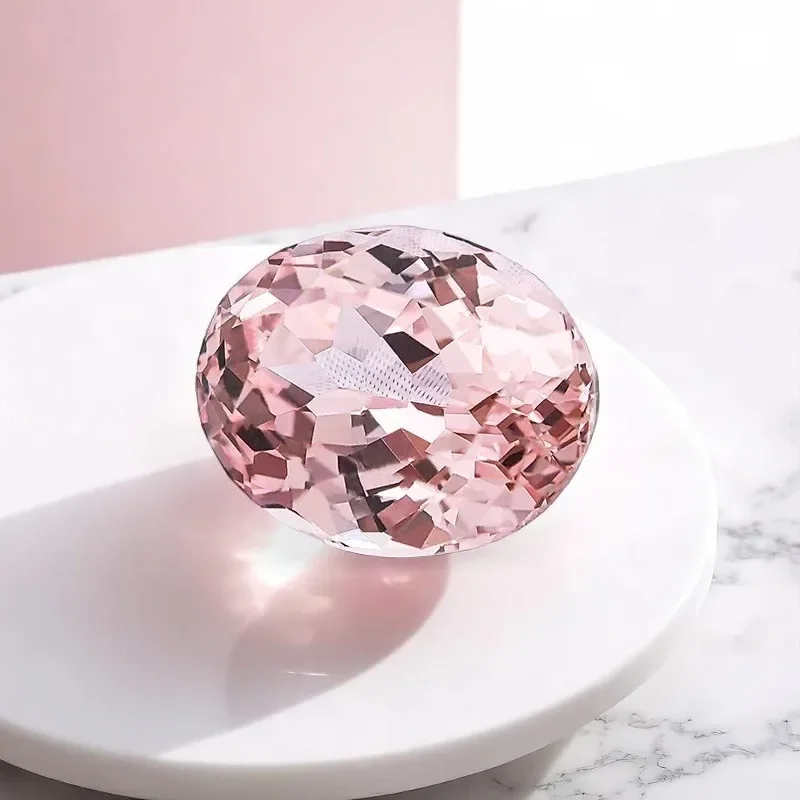 

Топ Morgan Pink Lab выращенный сапфир овальной огранки VVS1 Подвески Драгоценный камень для DIY Кольцо Ожерелье Серьги Основные материалы с AGL