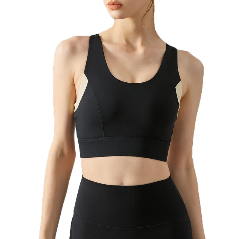 

Спортивное нижнее белье высокой интенсивности, интегрированная нагрудная Подушка, бесшовная Пряжка Сзади, жилет для йоги, амортизирующая сборка