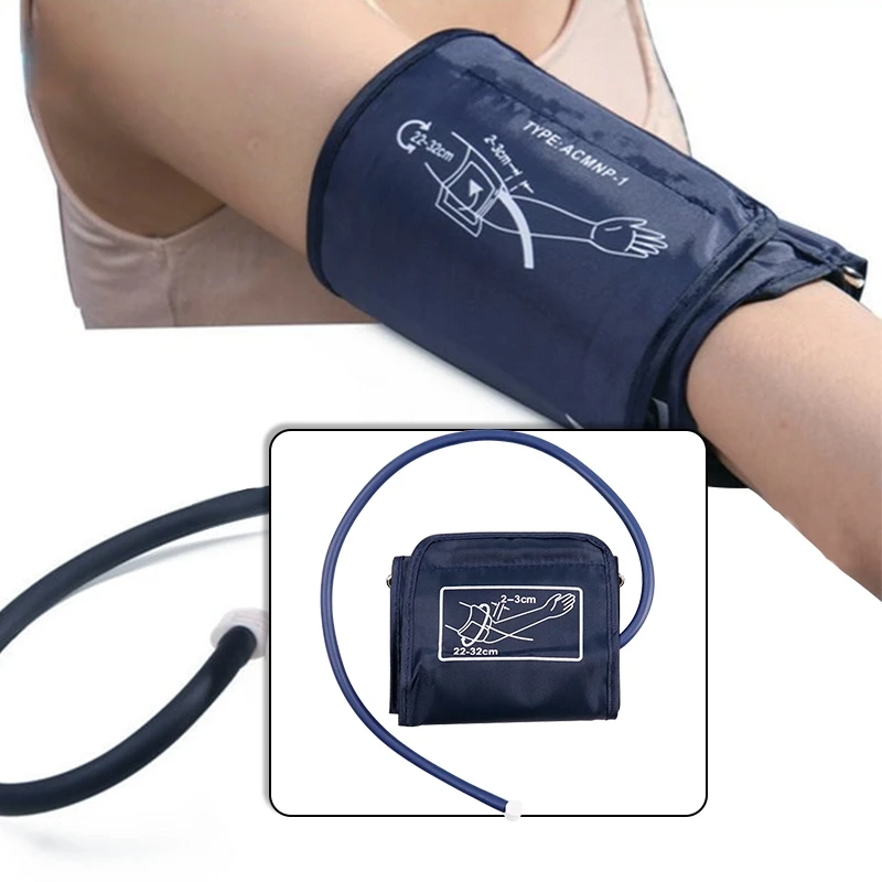 Arm Blood Pressure Cuff Arm Reusable sphygmomanometer Adult Arm Single-tube Monitor Heart Beat Rate Pulse Nibp Cuff 32cm-42cm