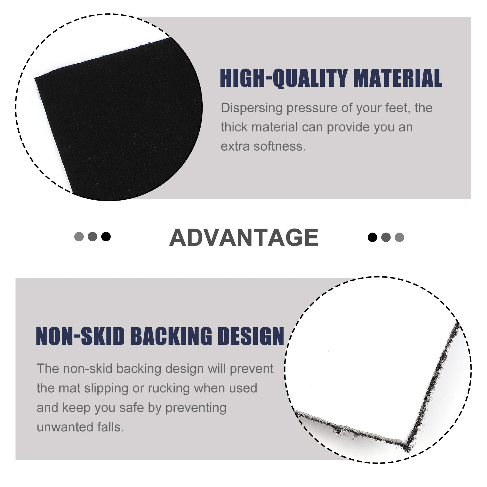 

1Pcs Anti-Slip Floor Mat Self-Adhesive Waterproof Ground Mat for Bathroom Kitchen Doorway Decorative Non-Skid Floor Pad Home Use