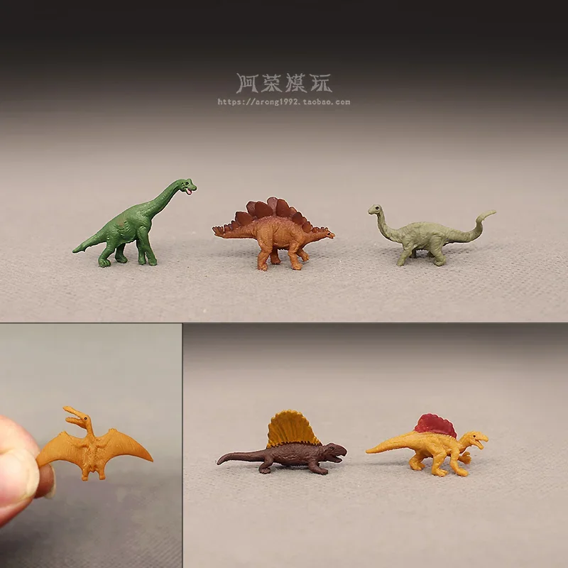 Mini Polyethylene Pocket-size Dinosaur Model Decoration Stegosaurus Wyvern Apatosaurus Pterosaur Jurassic Dinosaur Figures Toys