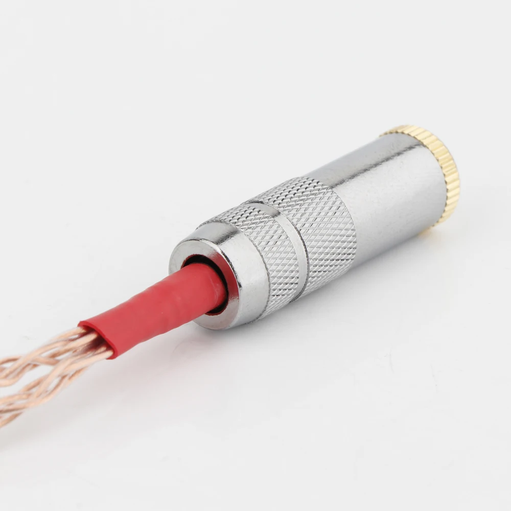Cable de cobre de cristal único Hifi, Cable macho a hembra equilibrado de 4,4mm, 2x3,5mm, para REPRODUCTOR DE Pono PHA-3