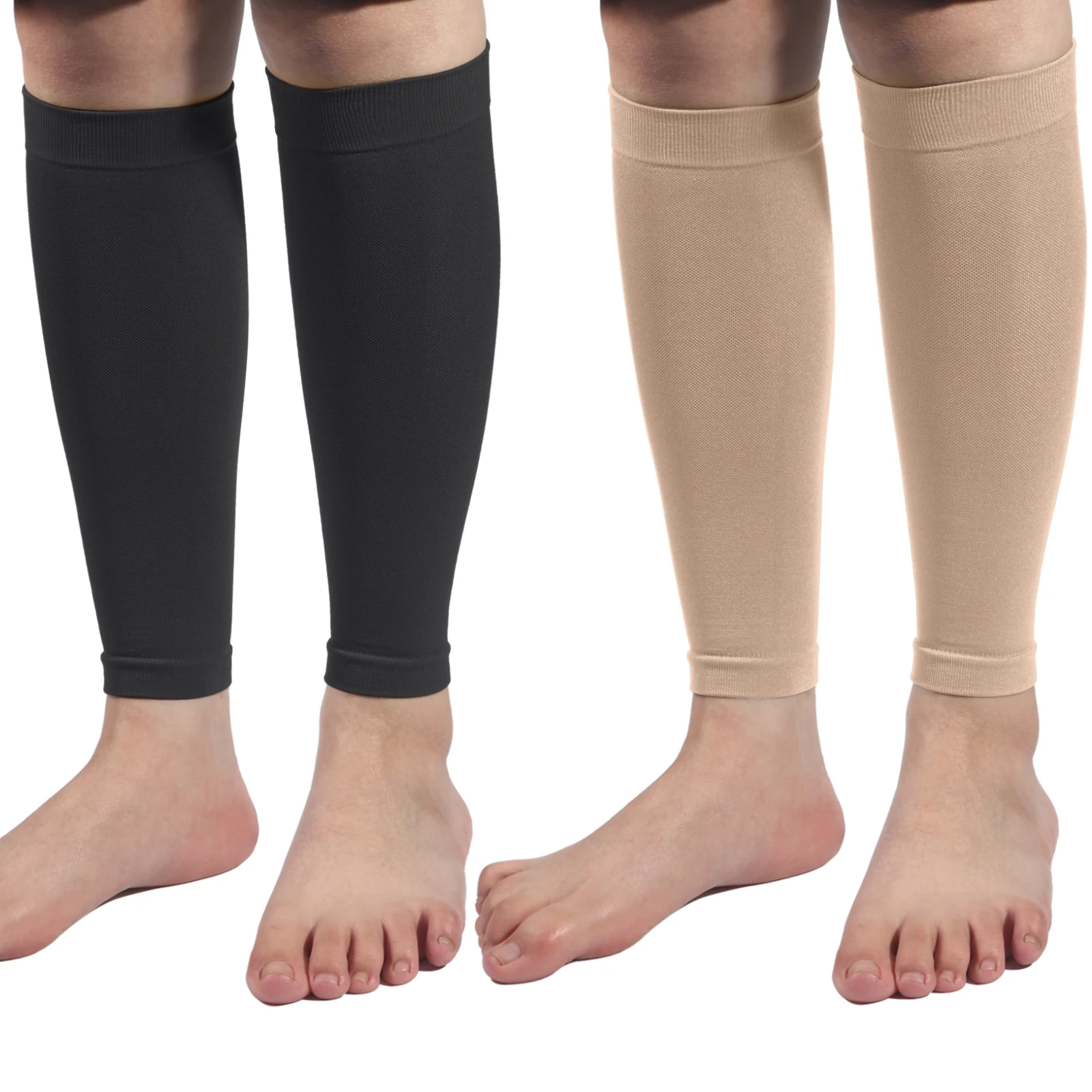 

2 pieces Compression Calf Sleeve Basketball Volleyball Men Support Elastic Cycling Leg Warmers Running Football Sport Leg Sleeve