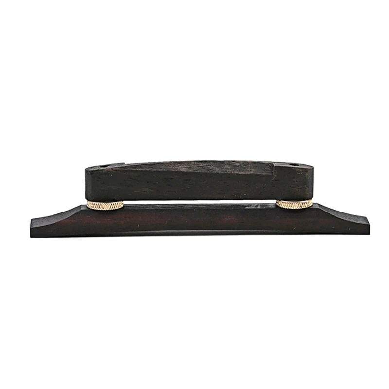 6 String Adjustable Ebony Wood Guitars Bridge For Archtop Jazz Classic Guitars Accessories