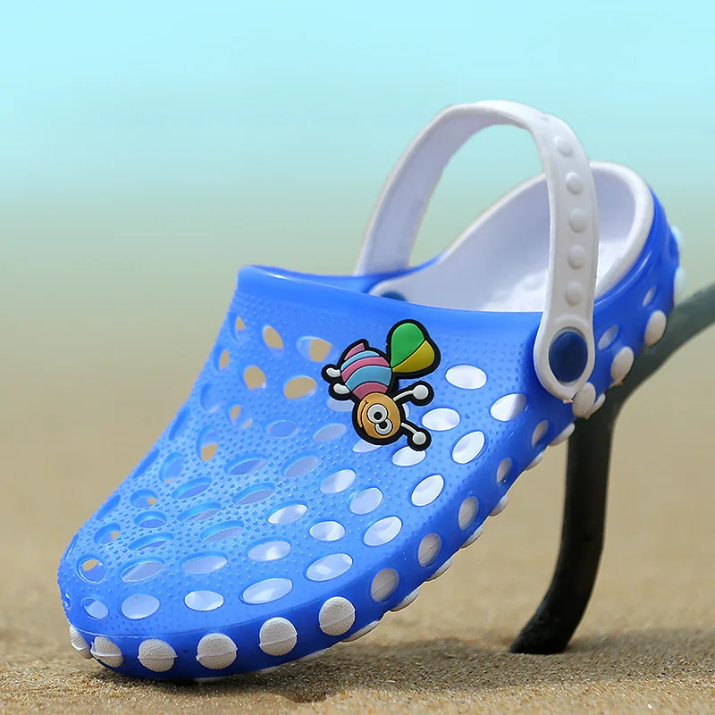 Children's Slippers, Boys' Beach Shoes, Summer Girls' Clogs, Non-slip Parent-child Baby Bathroom Slippers