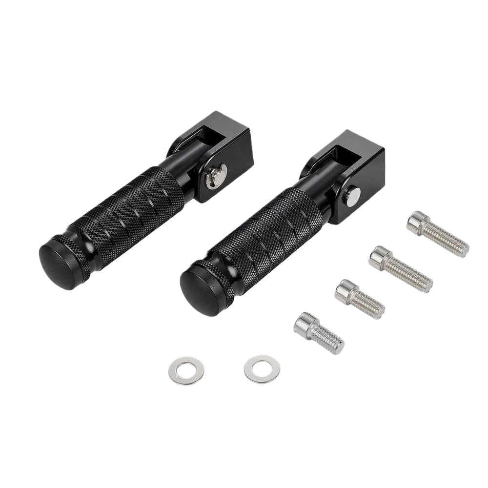 AliExpress JFGRACING Motorcycle Rear Passenger Foldable Foot Pegs Footrests M8 For Ridstar Q20 E-Bike Electric Dirt Bike Part Aluminium Accessories
