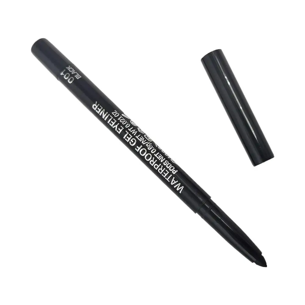 Waterproof Eyeliner Pencil Silky Gel Matte Brown Black Quick Drying Beginner-Friendly Eye Tool Makeup Smudge-Proof Outline S4F8