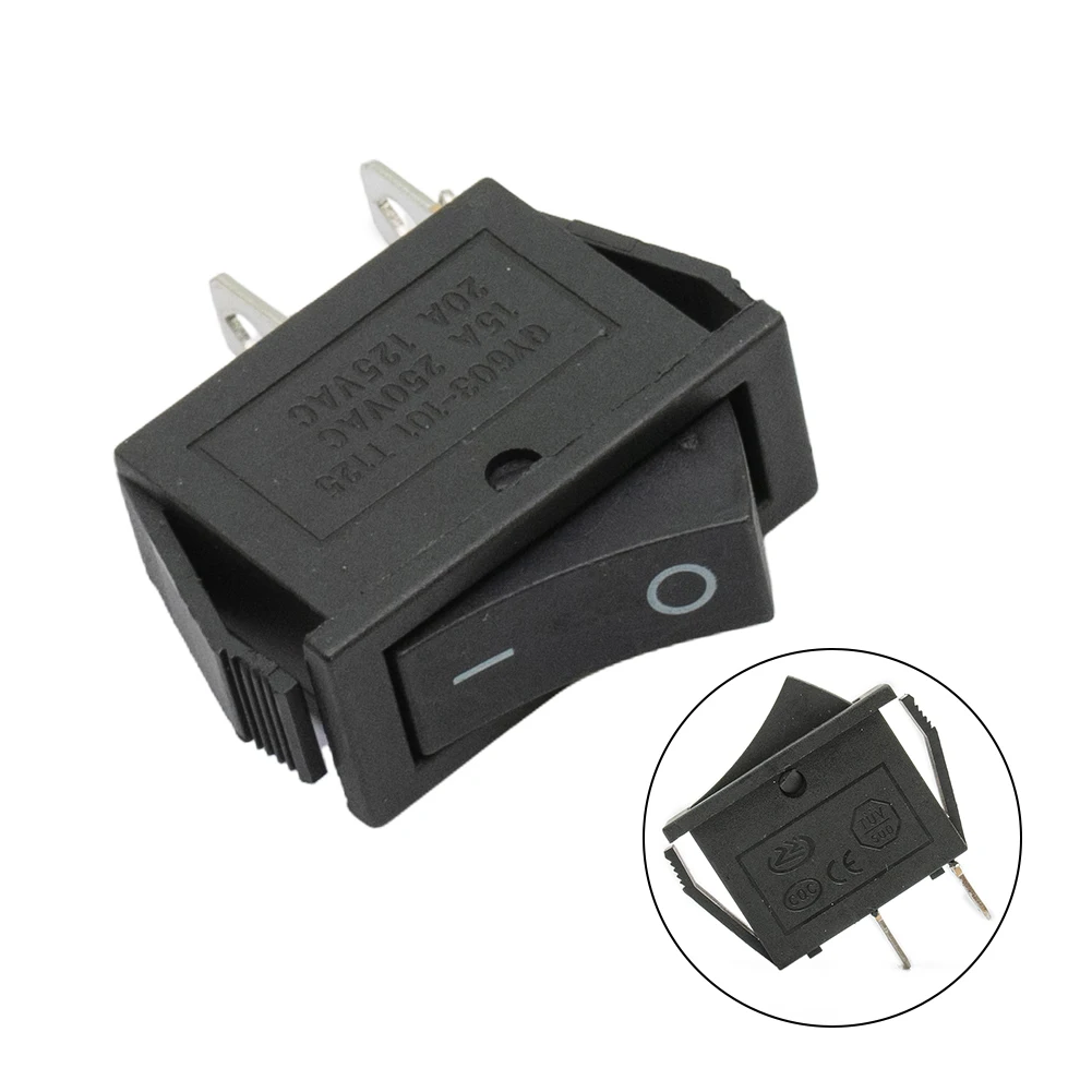 Brand New High Quality Rocker Switch On-Off For Treadmill Industrial KCD3-101/2P Parts 16A Practical Replacement 2 Pin