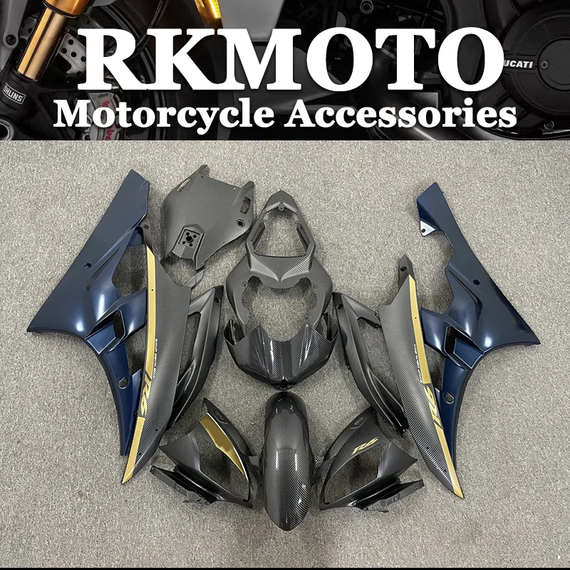 

NEW ABS Motorcycle Injection mold full Fairing Kit fit For YZF R6 2006 2007 YFZ-R6 06 07 Bodywork Fairings kits set Grey blue