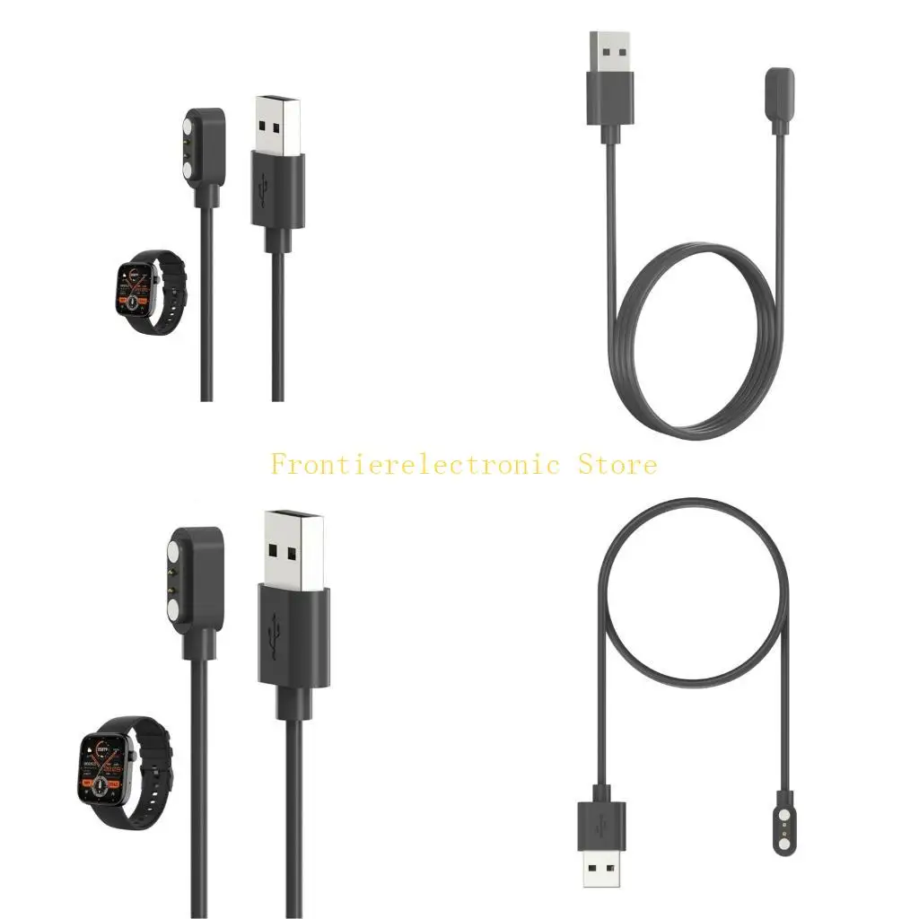G8DB Charges Cable for COLMI P71 Charging CordDock Stand Cable Smartwatches 60/100cm Length Charges